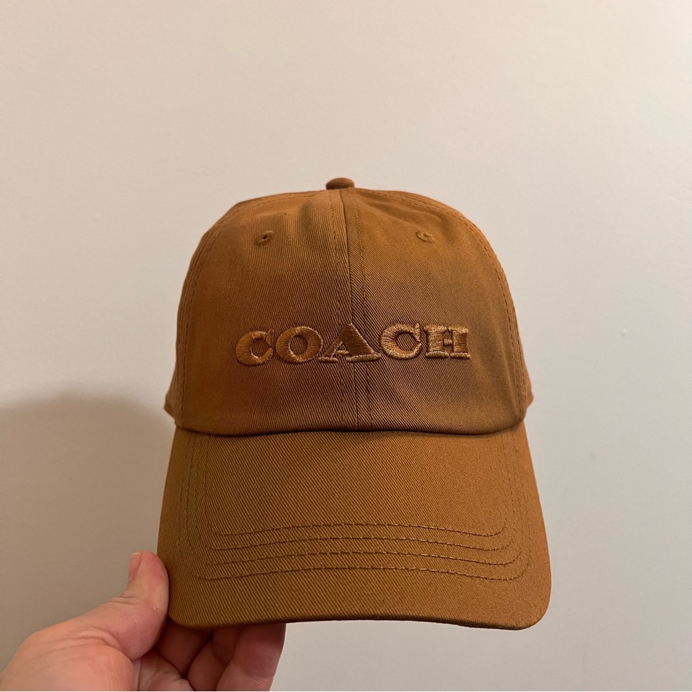 NWT Coach Logo Embroidered Baseball Cap - Picture 2 of 7